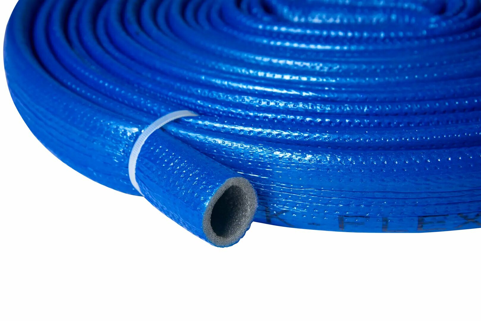 Изоляция для труб K-Flex Compact 18 мм 200 см каучук цвет синий - фотография № 4