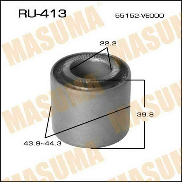 MASUMA RU-413 (55152VE000 / 55152VE001 / 55152VG200) сайлентблок задней тяги\ Nissan (Ниссан) elgrand 97-02