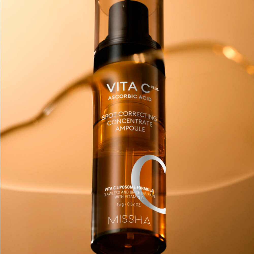 Концентрированная сыворотка с витамин. С MISSHA Vita C Plus Spot Correcting Concentrate Ampoule 15g - фото №2