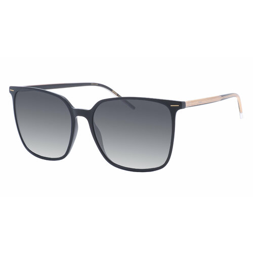 Солнцезащитные очки BOSS, черный солнцезащитные очки tropical бабочка оправа металл градиентные для женщин коричневый