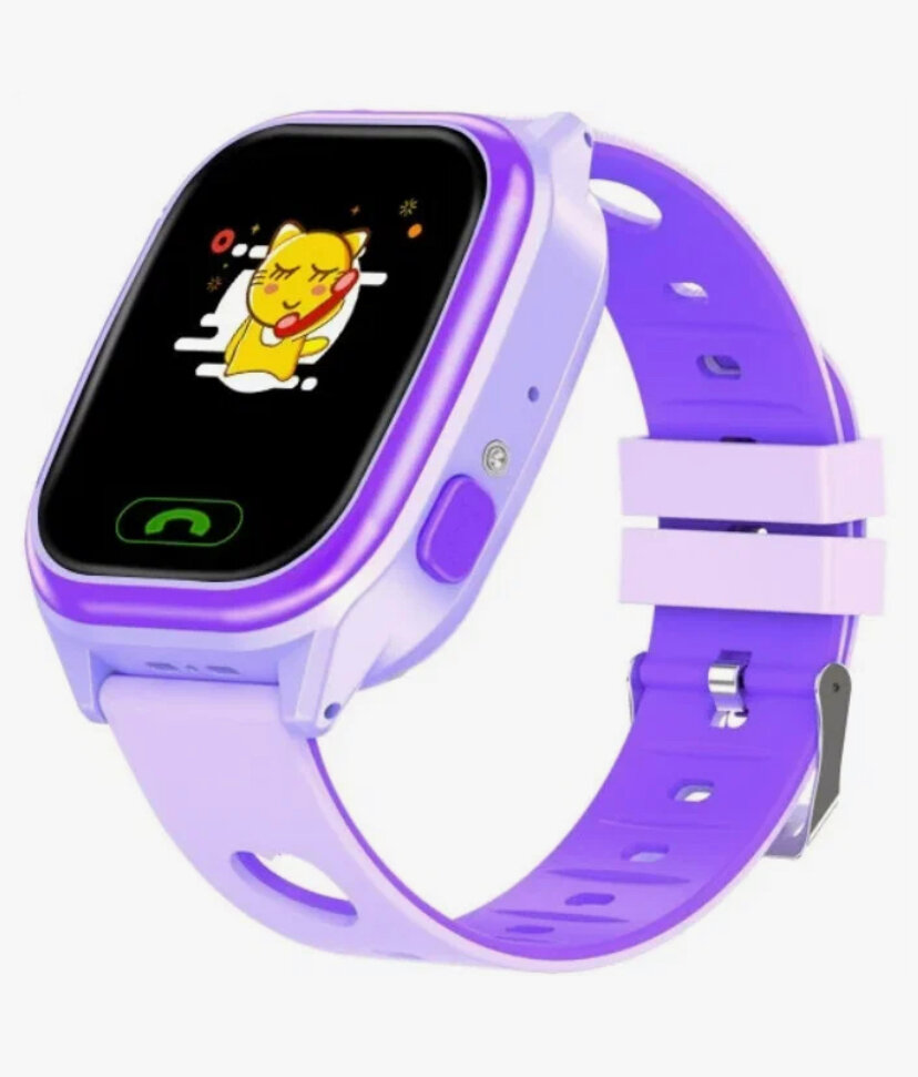 Детские умные часы Baby Watch с SIM-картой/ кнопка SOS/ Камера/GPS-трекер/ Розовый