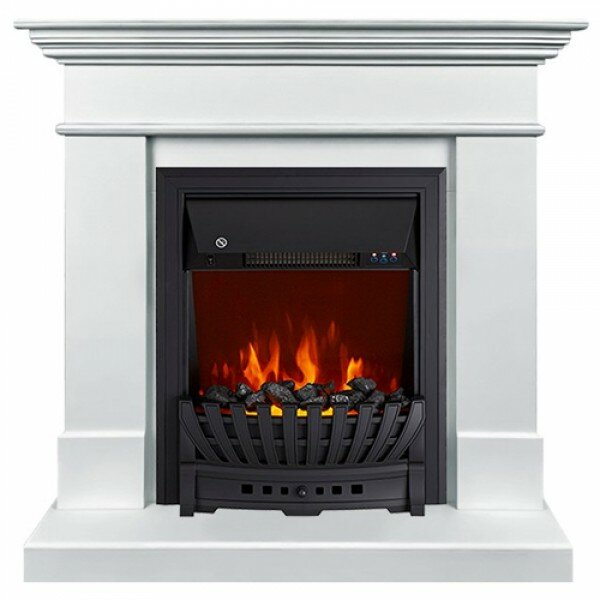 фото Электрокамин Royal Flame California с очагом Aspen Black белый