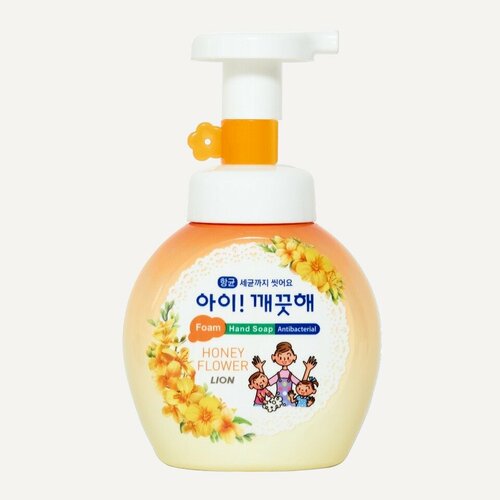 LION Ai kekute Foam handsoap honey flower 250ml Жидкое пенное мыло для рук (медовые цветы) 250мл lion ai kekute foaming handsoap muscat 250ml bottle жидкое пенное мыло для рук с экстрактом мускатного ореха 250мл