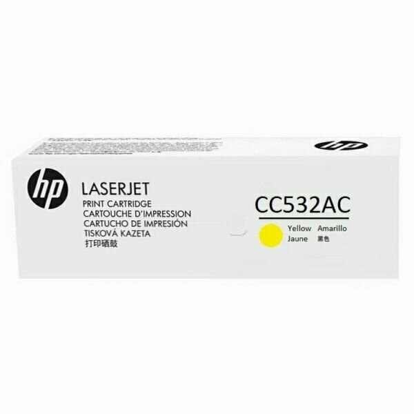 Картридж лазерный HP CC532AC желтый, для LJ CP2025/CM2320