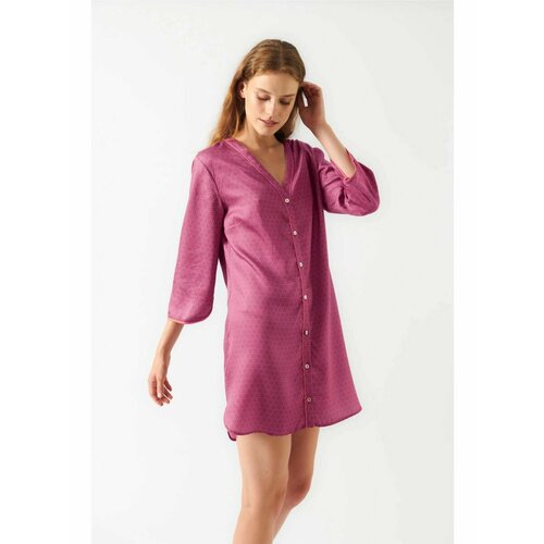 Сорочка , размер 44, розовый