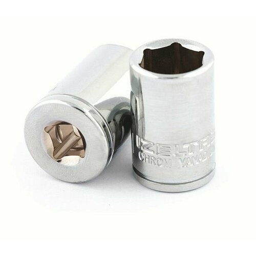 фото Головка торцевая шестигранная 10 мм, приводной квадрат 1/4", crv, izeltas, 1107060010/14000000086