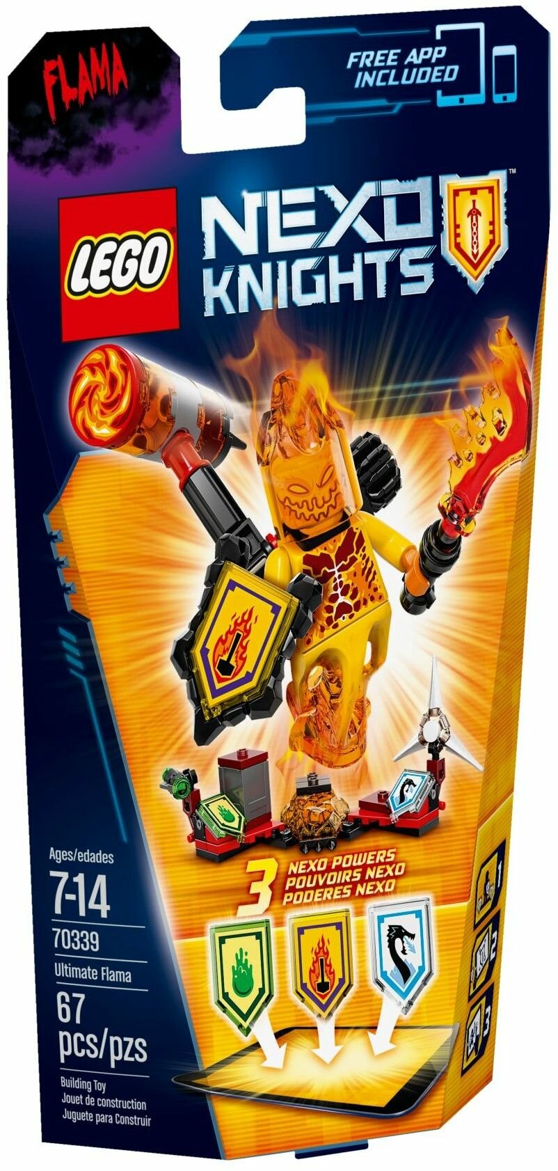 Конструктор LEGO Nexo Knights 70339 Флама - Абсолютная сила