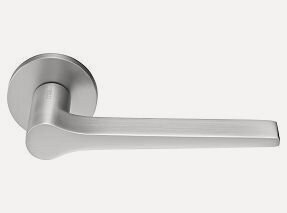 Изображение товара Ручка дверная Morelli MH-60-R6 MSC матовый сатинированновый хром, ручка для двери комплект, фурнитура