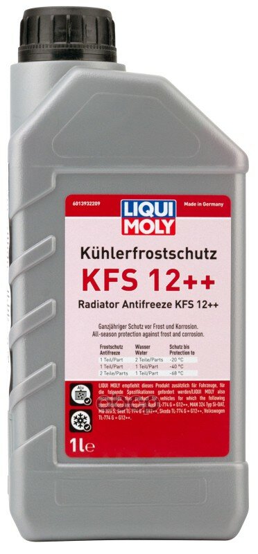 Антифриз-Концентрат Kuhlerfrostschutz Kfs 12++ Liqui moly арт. 21134