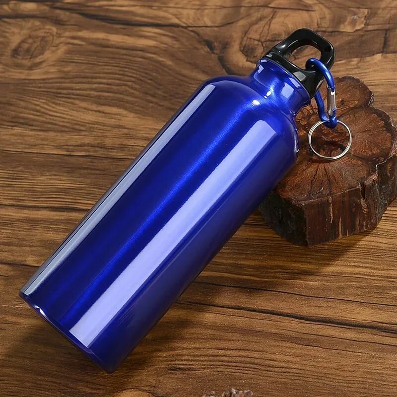 Фляга/спортивная бутылка - 600мл, синяя