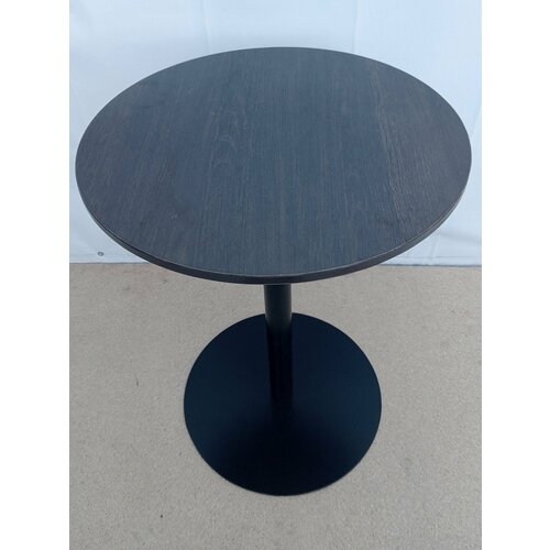 Круглый Стол Венге Темное D 60 СМ унивирсальное подстолье Черное - Для кафе бара гостиной 6560₽