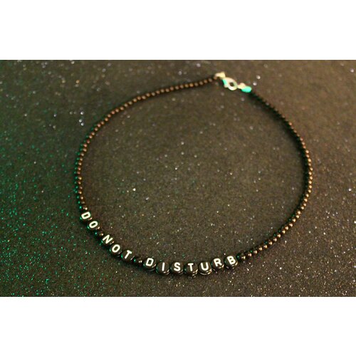 Чокер, акрил, длина 42 см, черный