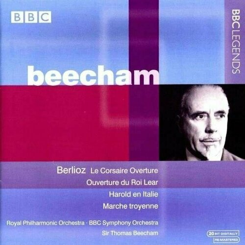 AUDIO CD BERLIOZ, H: Harold en Italie / Le Corsaire / Le roi Lear Overture (Royal Philharmonic, BBC Symphony, Beecham) (1951, 1954, 1956)