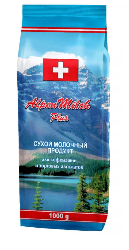 Заменитель сухих сливок "AlpenMilch плюс", пакет, 1 кг.