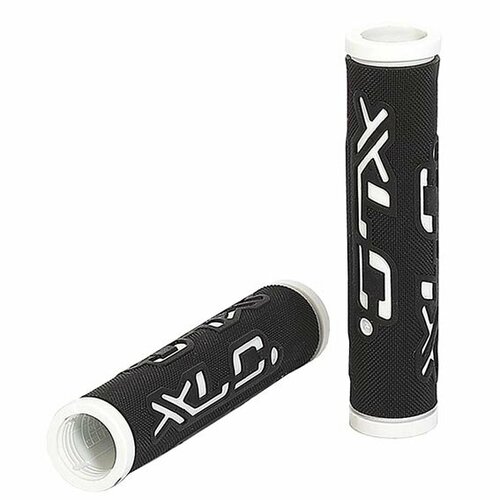 XLC Грипсы XLC Bar Grips 'Dual Colour' (Black-White) рога xlc pro bar ends flat 83 mm white be a14
