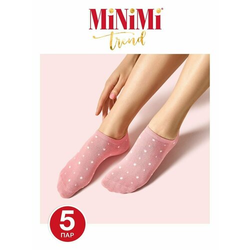фото Носки minimi, 5 пар, размер 35-38 (23-25), розовый
