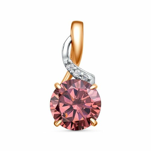 фото Подвеска красная пресня, серебро, 925 проба