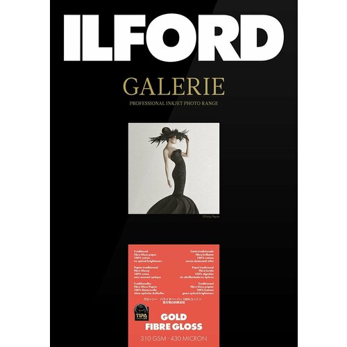 Фотобумага ILFORD Galerie Gold Fibre Gloss, 25 листов, A2 - 420мм x 594мм (GA6961420594)