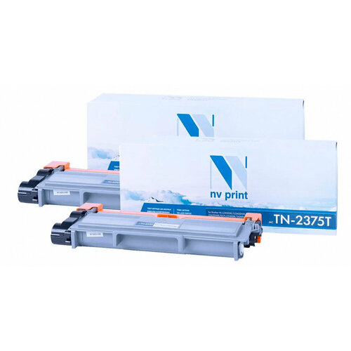 Комплект картриджей для лазерного принтера NVP NV-TN2375T-SET2 картридж nv print tn 2375 для brother l l2300dr l2340dwr l2360dnr l2365dwr d 2600k