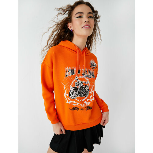 фото Худи koton, размер xs, оранжевый