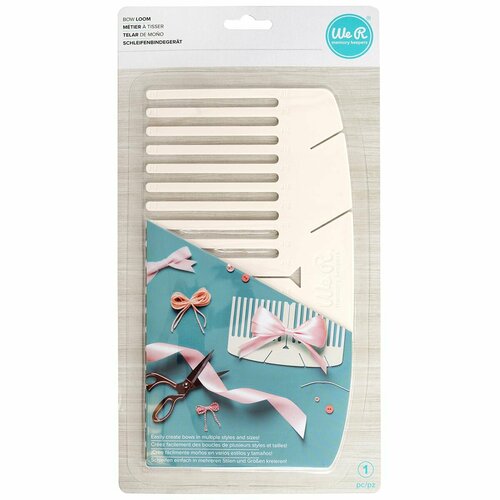 Устройство Bow Loom для изготовления бантов, American crafts. we r memory keepers сменный нож punch board refill blade 60593000