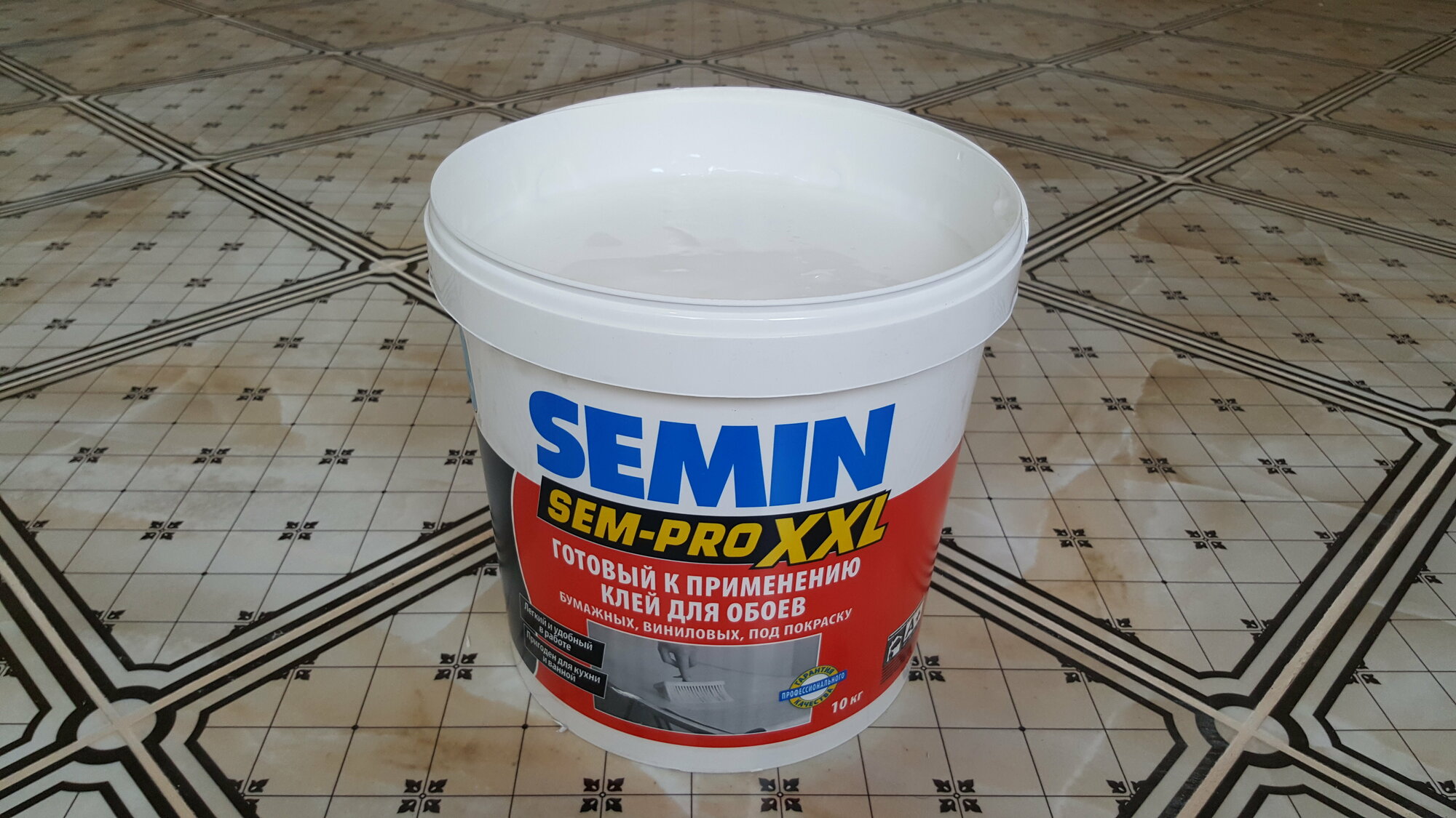 Готовый клей для обоев Semin PRO XXL 10 кг._Антигрибковый