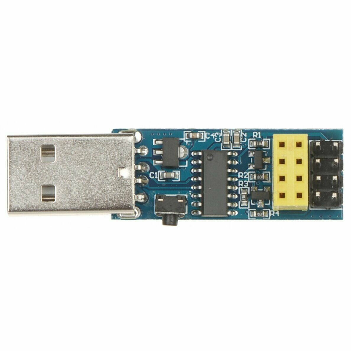 USB программатор CH340G для ESP8266 ESP-01 c кнопкой перезагрузки — фото 1