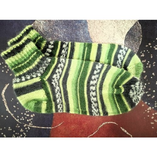 фото Носки , размер 36/37, зеленый нет бренда