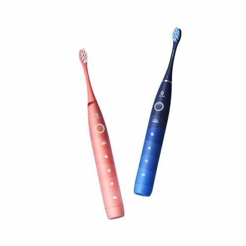 Электрическая зубная щетка Комплект 2в1 Oclean Find Duo Set (2 шт, Красная и Синяя) - фото №11