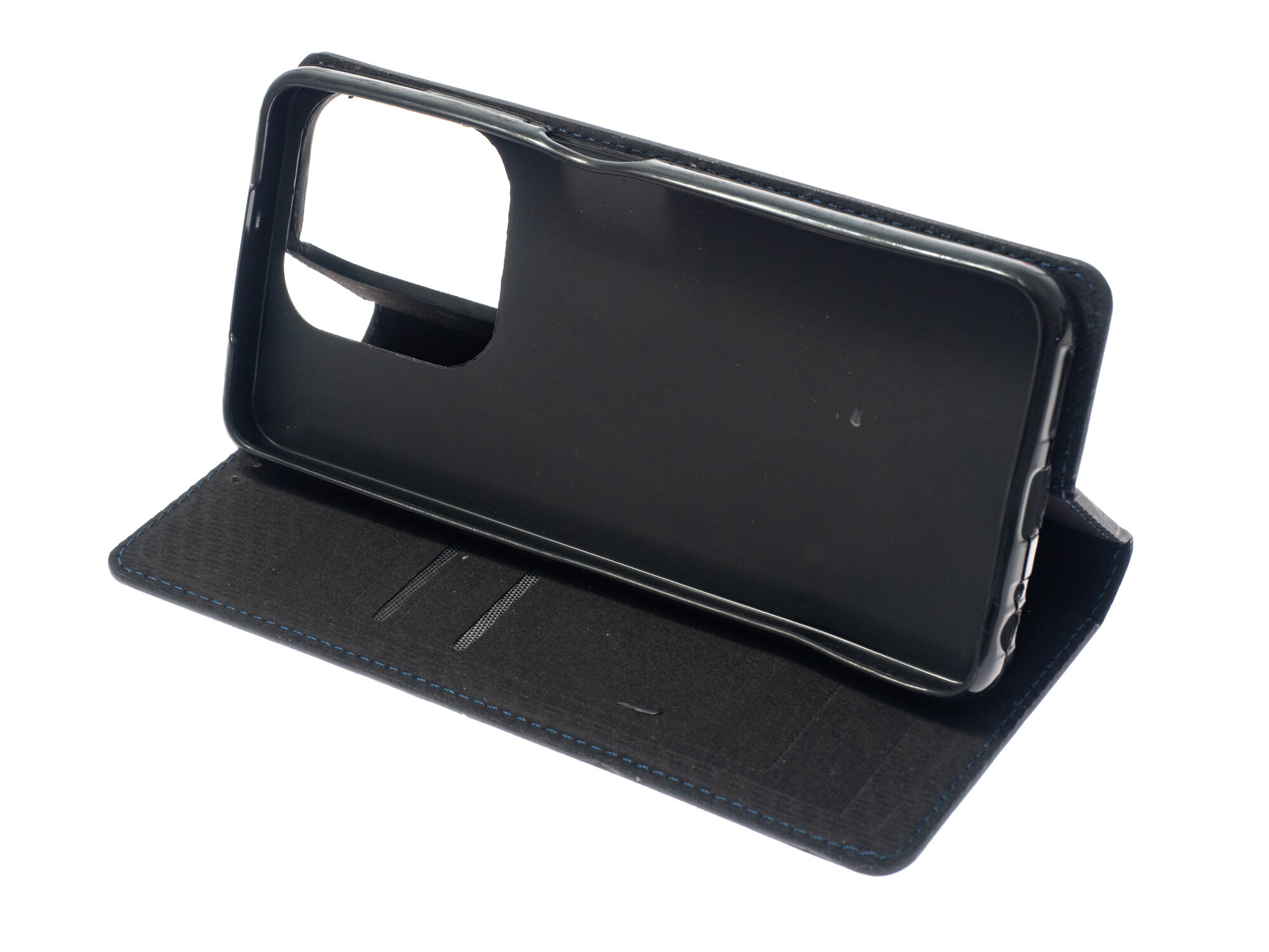 Чехол-книжка для Tecno Spark 10С VEGLAS RICH черный — фото 4