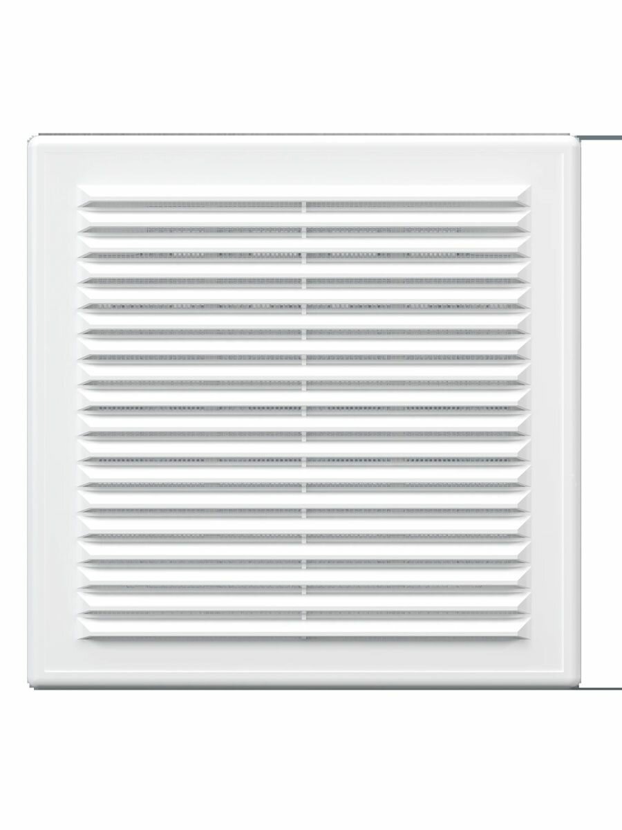 Решетка вентиляционная Era 2121Р, 208х208 мм, в ванную, в туалет, на кухню, белый