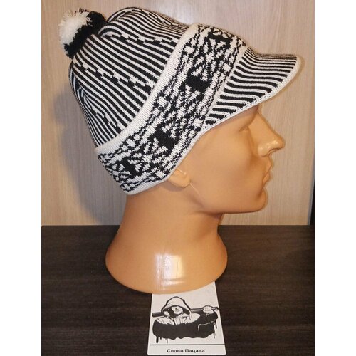 фото Шапка шапка с козырьком из сериала, размер 50/60, черный нет