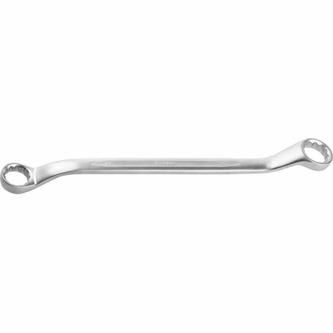 Ключ гаечный накидной ЗУБР 22 x 24 мм изогнутый