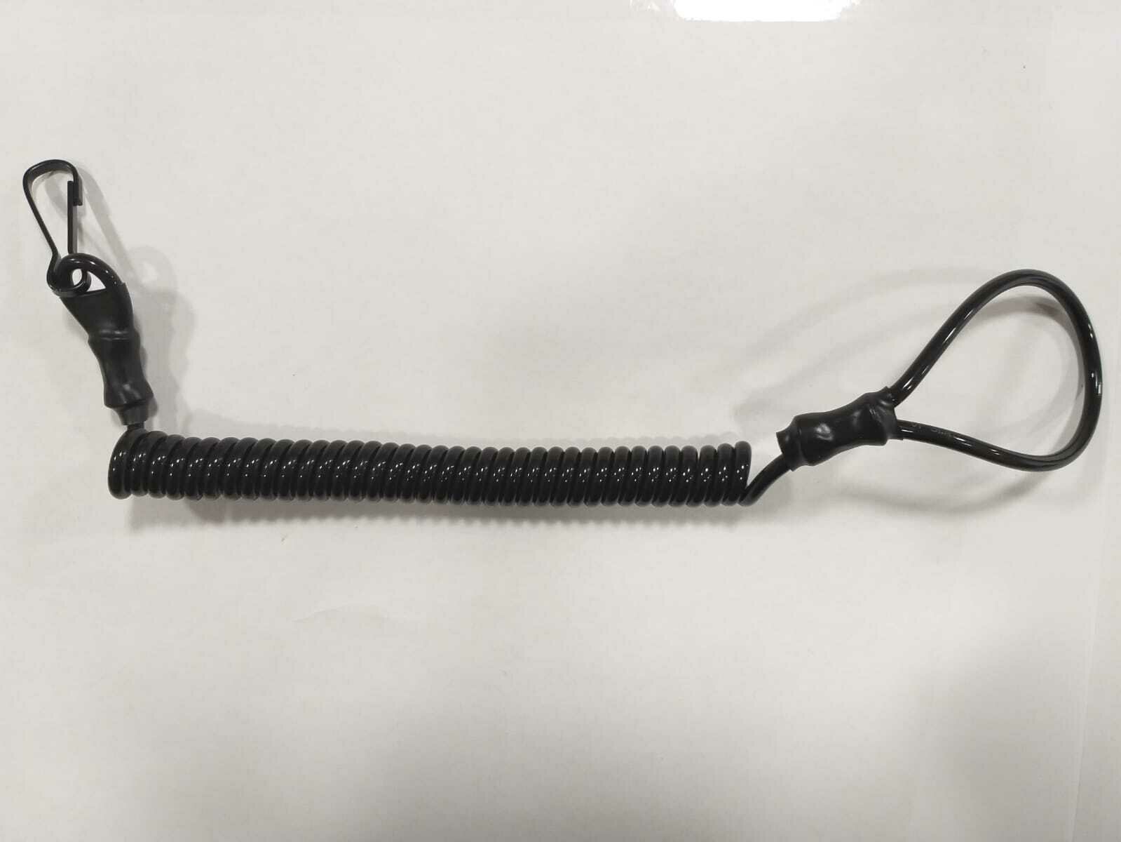 фото Тренчик спиральный (витой пистолетный шнур 3,0мм) черный