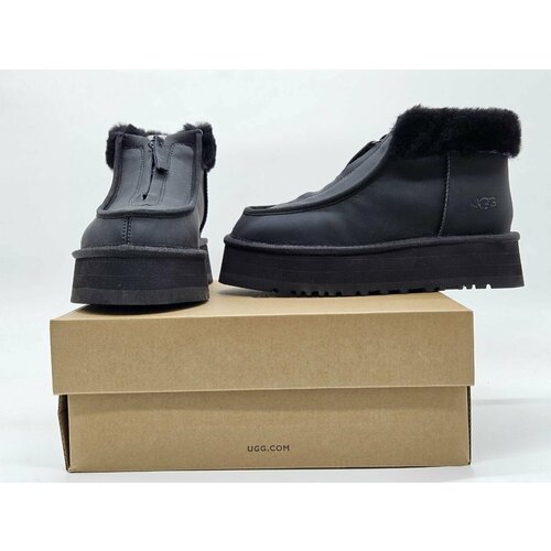 фото Угги ugg funkette platform boots, размер 40 eu, black