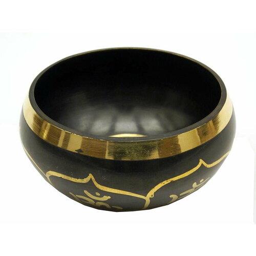 Тибетские поющие чаши – мелодия успеха и гармонии Триратна Поющая чаша литая 12-13 см SB05