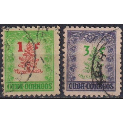 Почтовые марки Куба 1952г. Рождество Рождество U почтовые марки куба 1937г американская ассоциация писателей и художников художники писатели u