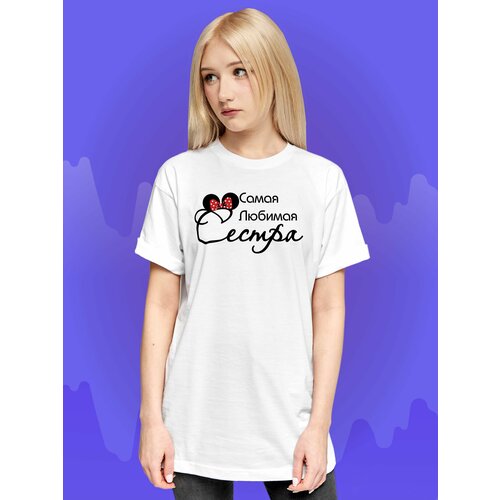 Футболка размер S, белый