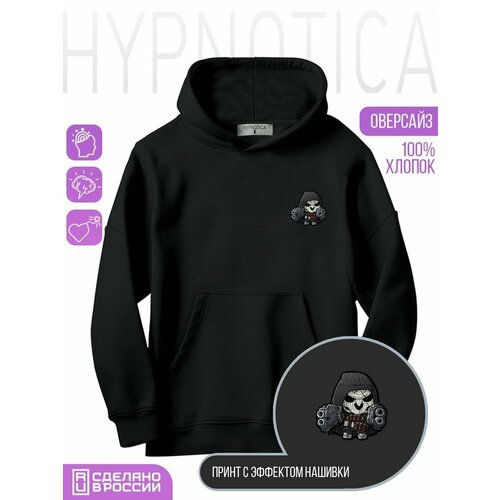 Толстовка Hypnotica, размер L, черный брелок blizzard overwatch logo