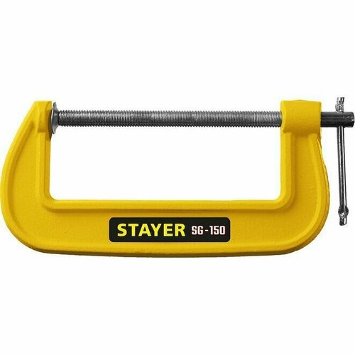 струбцина g образная stayer 3215 125 z02 Струбцина чугунная SG-15 STAYER G 150 мм