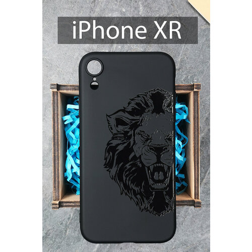 Силиконовый чехол Лев для iPhone XR / Айфон XR силиконовый чехол клубника для iphone xr айфон xr