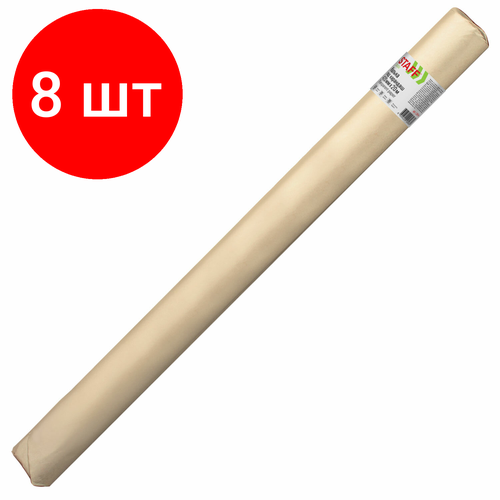 Комплект 8 шт, Калька под карандаш, рулон 420 мм х 20 м, 30 г/м2, STAFF, 128994