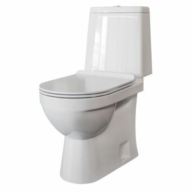 фото Унитаз компакт Sanita Lux Next Luxe Slim , белый, сиденье тонкое микролифт