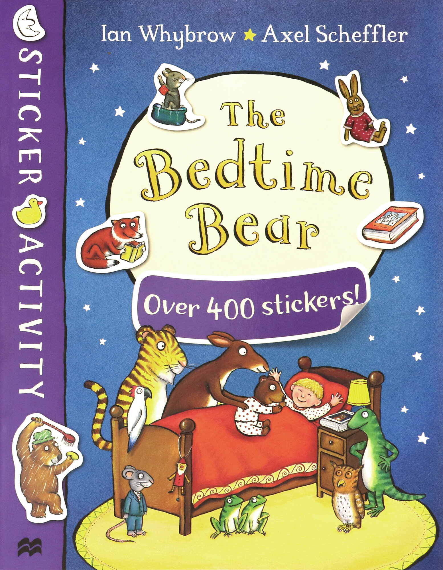 Whybrow Ian "The Bedtime Bear. Sticker book" мелованная - фото №2