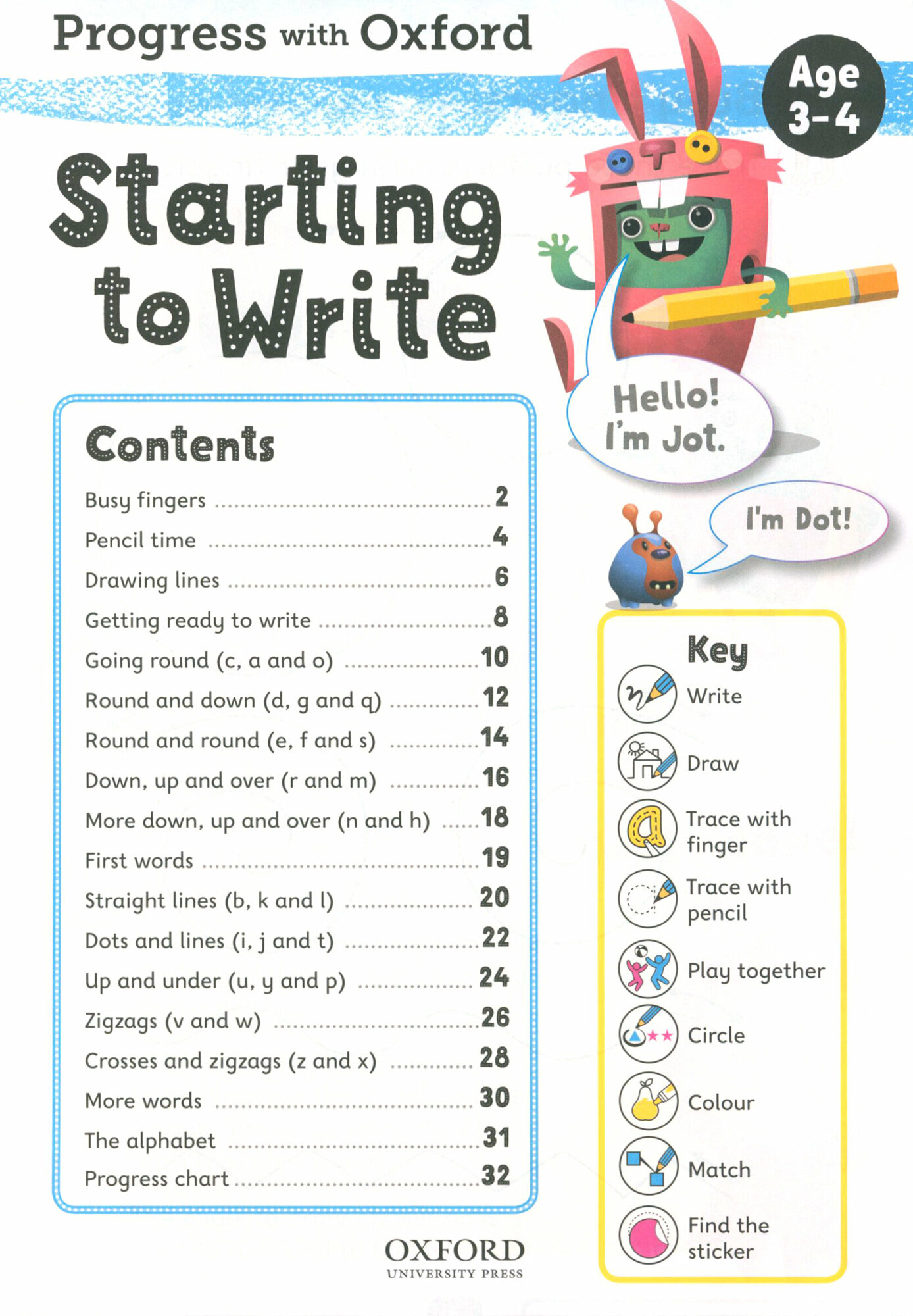 Progress with Oxford: Starting to Write. Age 3-4 - фото №4