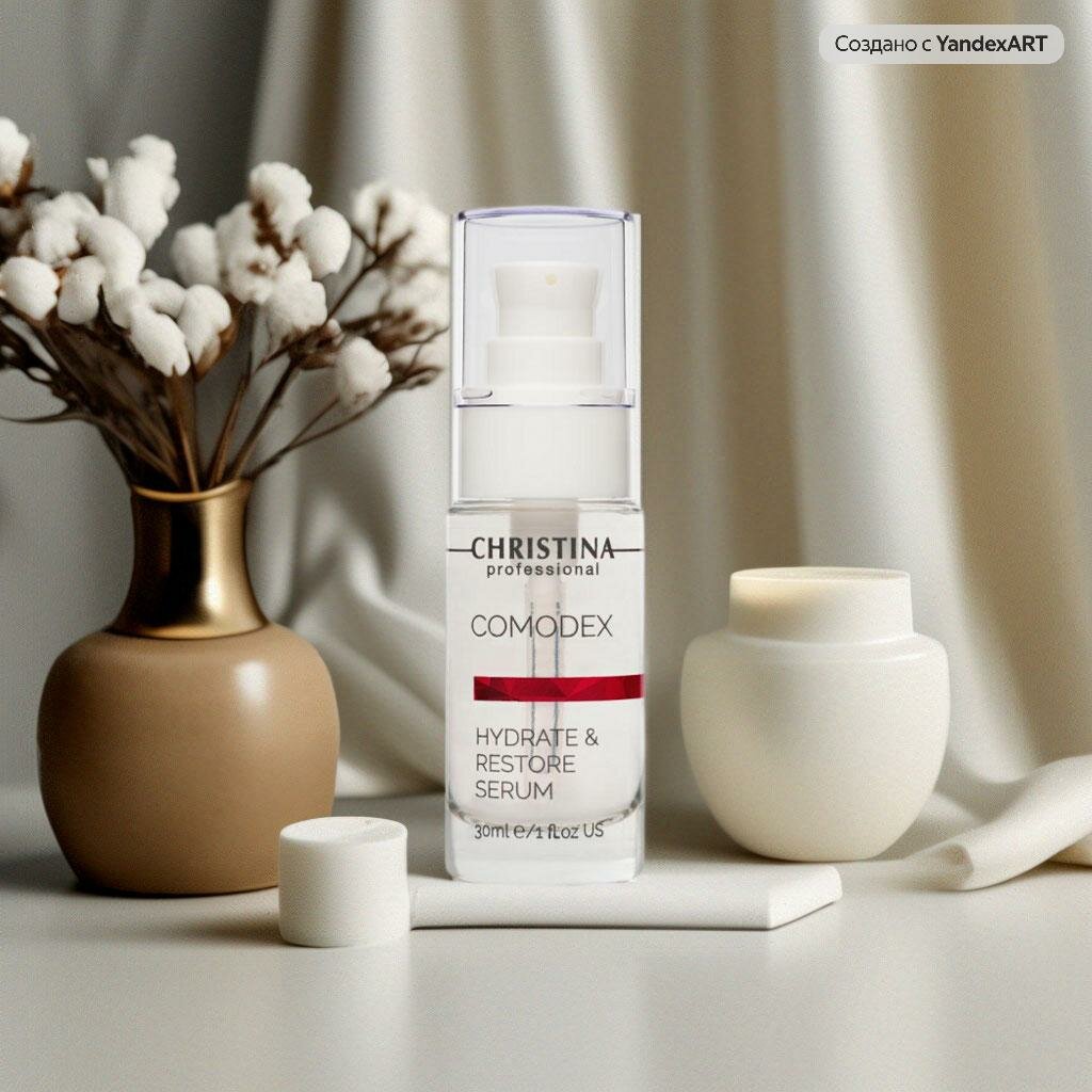 Увлажняющая восстанавливающая сыворотка Christina Comodex Hydrate & Restore Serum, 30 мл - фото №11