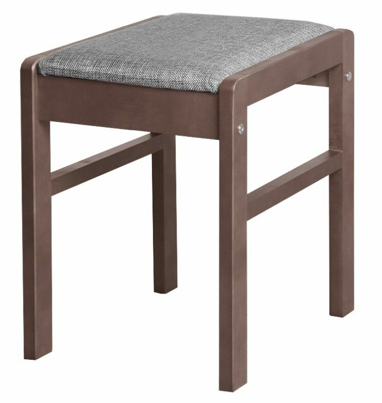 фото Табурет Модерн с мягким сиденьем из ЛДСП, комплект стульев Венге, (ВхШхГ) 43х37х37 см