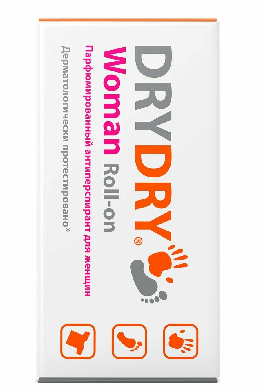 Dry Dry Woman Roll-on / Драй Драй Вуман роликовый антиперспирант для женщин , 50 мл