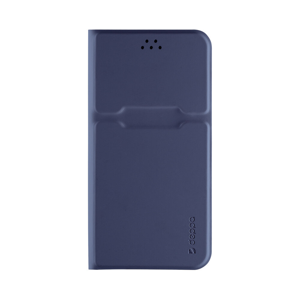 Чехол для смартфона c функцией подставки Case Universal 5,5'-6,5" M, темно-синий, Deppa, Deppa 84100