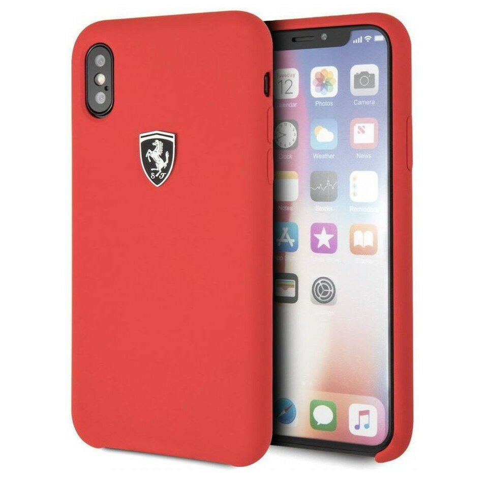 Чехол (клип-кейс) Ferrari, для Apple iPhone XS Max, красный [feosihci65re] Noname - фото №6